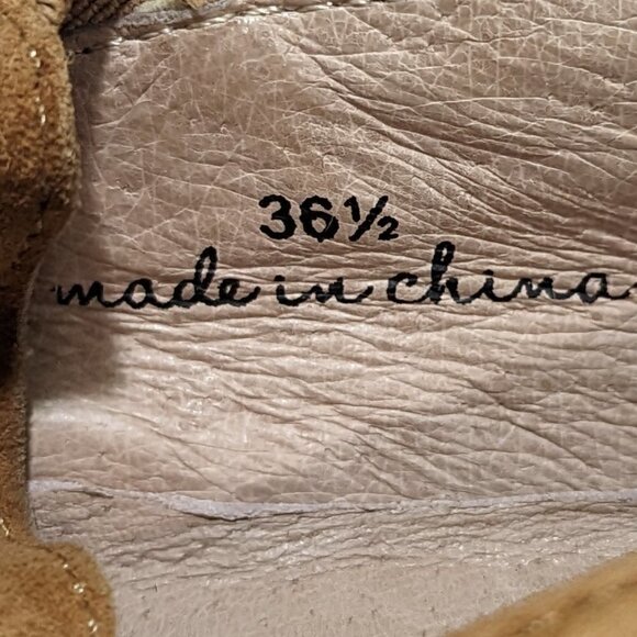 Joie Huxley Hurache Suede Fisherman Skate Sneakers Casual Shoe 36.5 6.5 - Picture 10 of 12